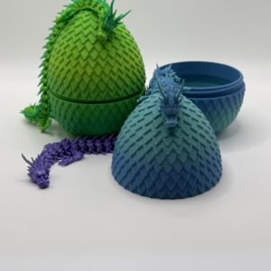 12in Articulated Dragon 4.5in Egg