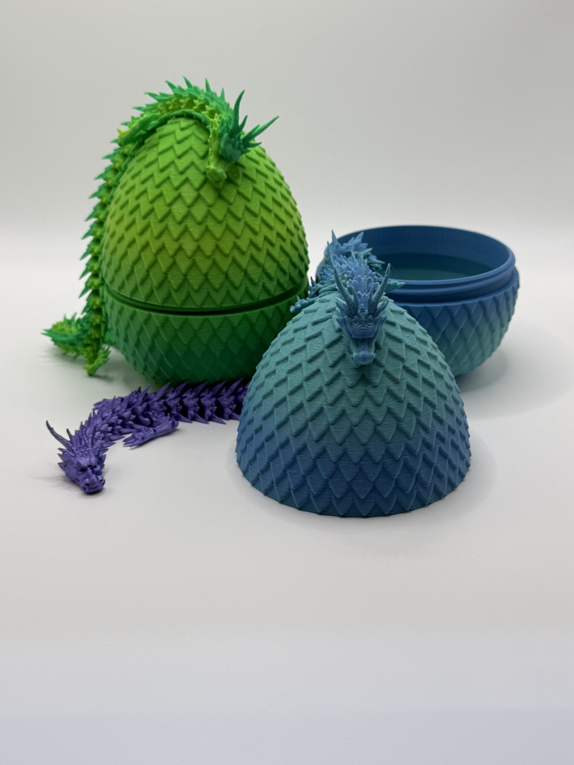 12in Articulated Dragon 4.5in Egg