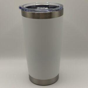 20oz White Tumbler