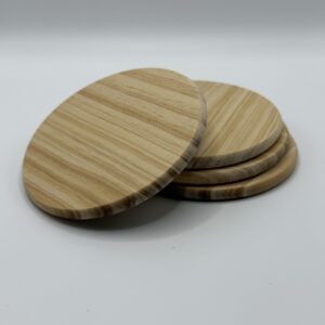 4in Wood Coaster Round