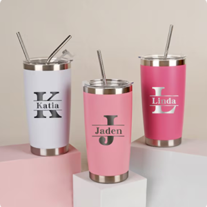 Custom Name Engraved Tumbler
