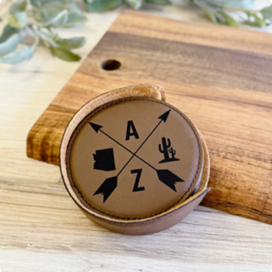 Compass Design Coaster Set